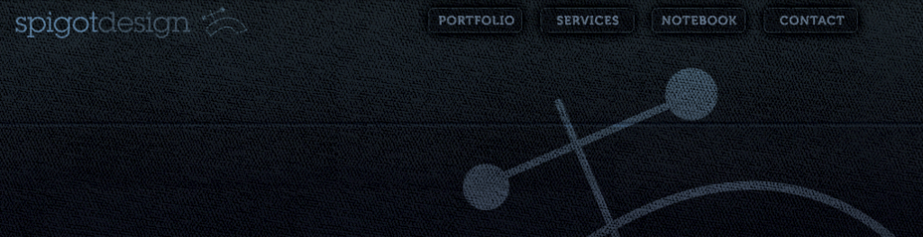 Spigot Design website in 2009