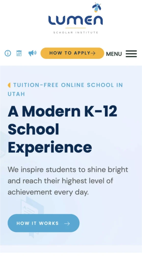 Lumen Scholar Institute mobile