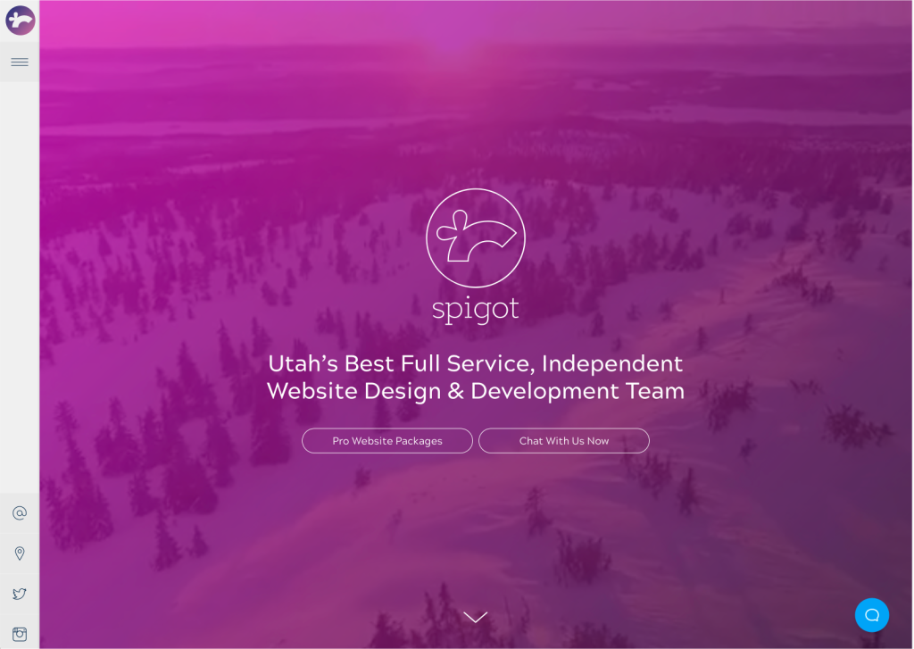 Spigot Design website in 2019