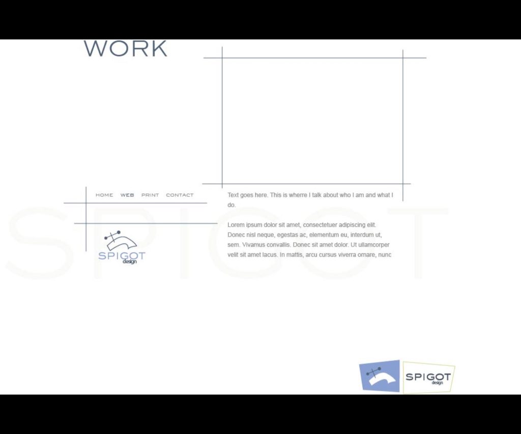 Spigot Design website in 2006