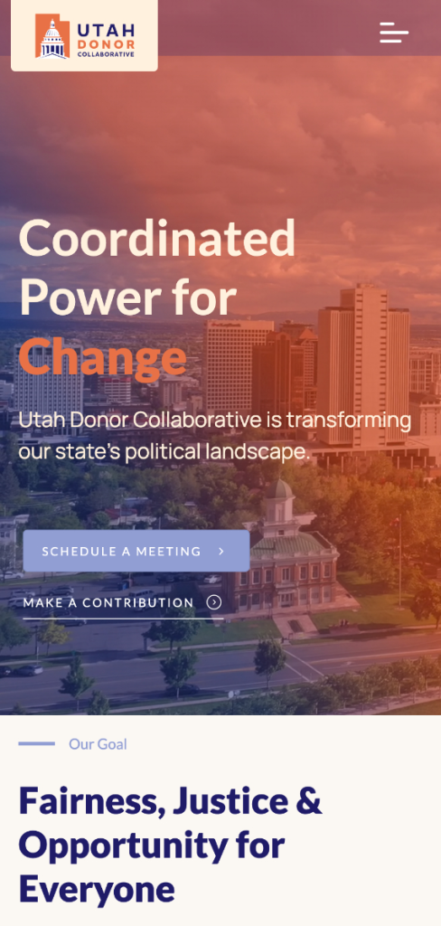Utah Donor Collective mobile